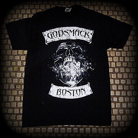 GODSMACK -Boston / Skull Logo- T-shirt